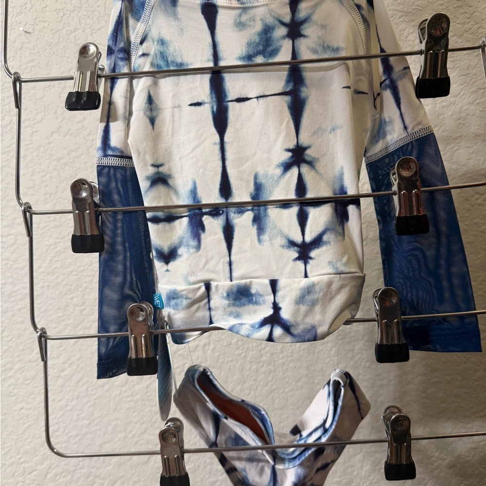 Tie dye girls swim suit